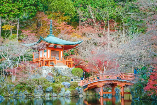 Templo Daigo-ji no outono, Kyoto, Japão — Fotografia de Stock