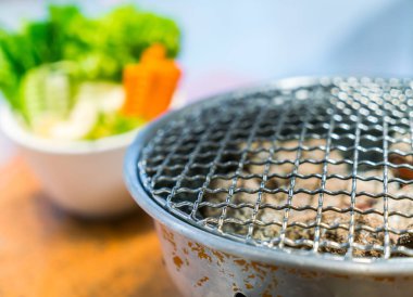 Boş sıcak Barbekü Izgara .