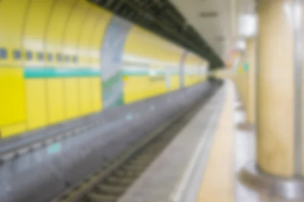 Abstrato borrão túnel do metrô  . — Fotografia de Stock
