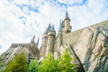 Osaka, Japonya - 1 Aralık 2015: Universal Studios Japonya (Usj). 