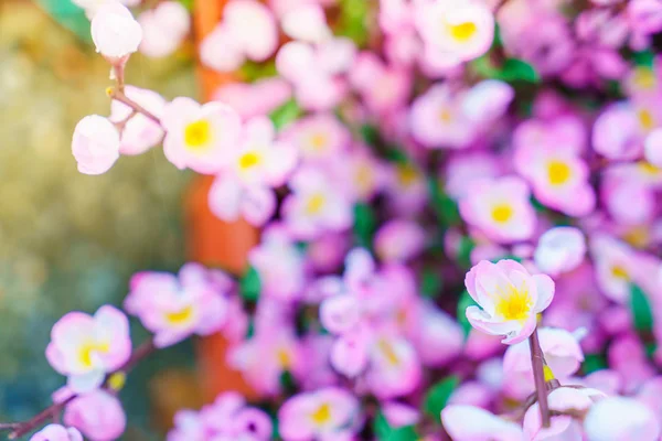 装飾人工花 自然背景 — ストック写真