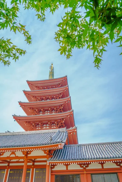 Templo Sensoji-ji en Asakusa Japón — Foto de Stock