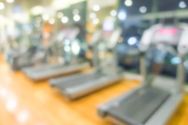 Abstract blur Fitness center with traineger equipments . — Stock Photo, Image