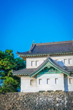 Tokyo, Japonya 'daki güzel imparatorluk sarayı.