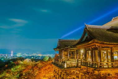 lazer ışık Fuarı'nda Kiyomizu-dera t güzel mimari