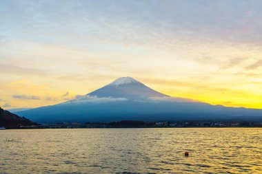 Fuji Dağı'nın günbatımı, Japonya