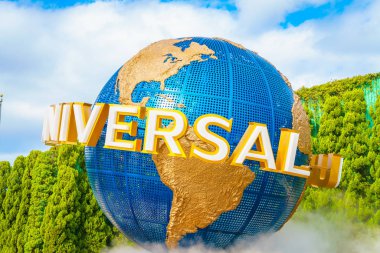 Osaka, Japonya - 1 Aralık 2015: Universal Studios Japonya (Usj). 