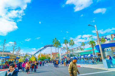 Osaka, Japonya - 1 Aralık 2015: Universal Studios Japonya (Usj). 