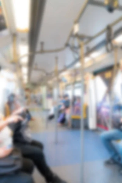 Abstrakte Unschärfe der U-Bahn — Stockfoto