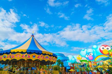 Osaka, Japonya - 1 Aralık 2015: Universal Studios Japonya (Usj). 