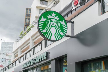 Chiang Mai, Tayland - 15 Temmuz 2016: Starbucks kahve. Starbuck