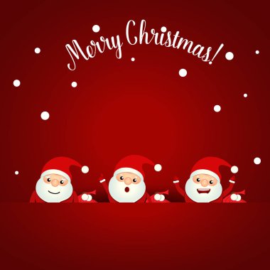 Noel ağacı Noel tebrik kartı. vektör çizim