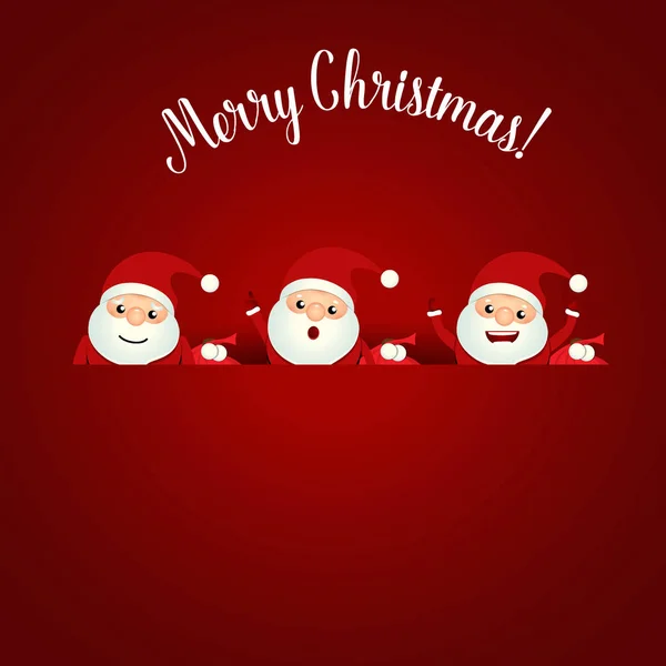 Tarjeta de felicitación de Navidad con árbol de Navidad. Ilustración vectorial — Vector de stock