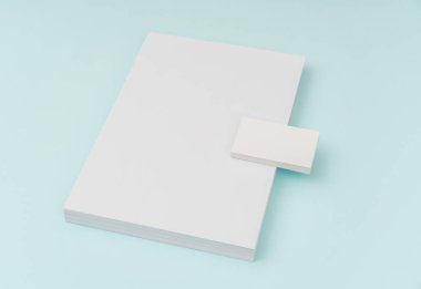 Boş afiş poster, broşür mockup, A4, bize-mektup, iş ile