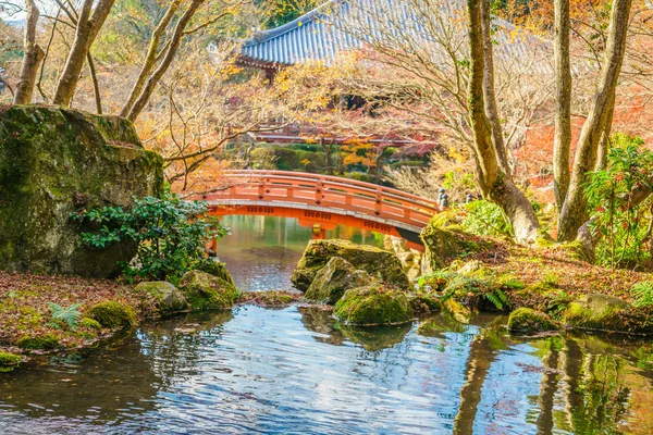 Ναός Daigo-ji, το φθινόπωρο, Κιότο, Ιαπωνία (φιλτράρισμα εικόνας μια διαδικασία — Φωτογραφία Αρχείου