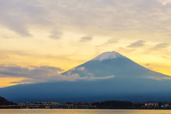 Naplemente a Fudzsi, Japán — Stock Fotó