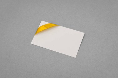 Altın şerit yay ile kartı .