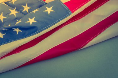 Amerikan bayrağı ( Filtrelenmiş görüntü işlenmiş vintage etkisi. ) .