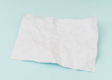 Buruşuk kağıt afiş poster, broşür mockup, A4, bize-mektup, üzerinde 