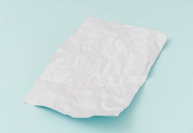 Buruşuk kağıt afiş poster, broşür mockup, A4, bize-mektup, üzerinde 