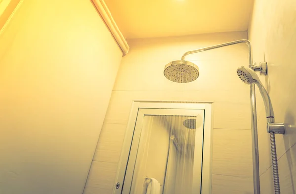 Modern house bathroom interior . ( Filtered image processed vint — Stock Photo, Image