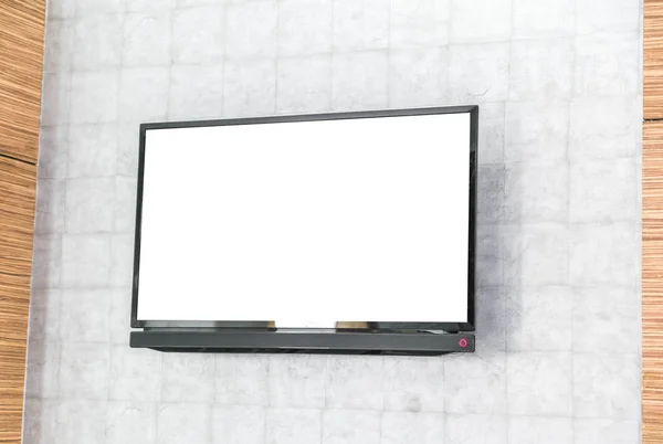 TV-scherm op de muur . — Stockfoto