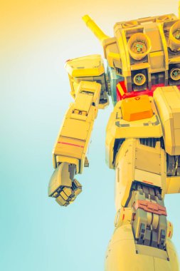 Boyutu Gundam performansları dışında Divercity Tokyo Plaza, Oda tam