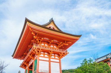 Güzel mimarisi Kiyomizu-dera Tapınağı, Kyoto, Japonya