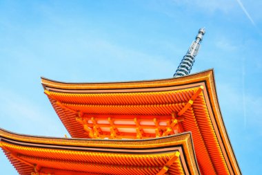 Güzel mimarisi Kiyomizu-dera Tapınağı, Kyoto, Japonya