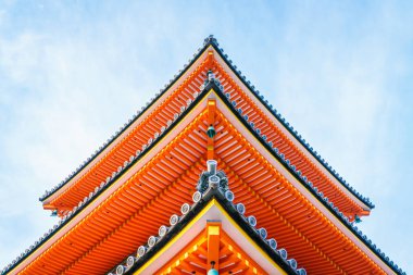 Güzel mimarisi Kiyomizu-dera Tapınağı, Kyoto, Japonya