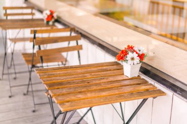 masa ve sandalye Restaurant .