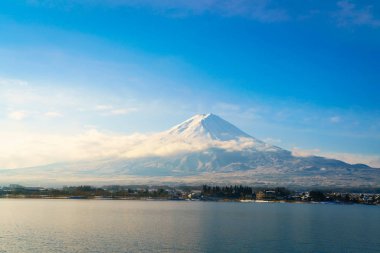 Fuji Dağı ve Gölü kawaguchi, Japonya