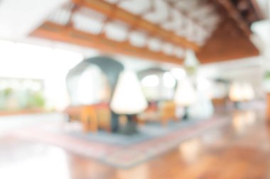 İç otel lobi arka plan bulanıklık .