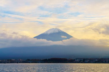 Fuji Dağı'nın günbatımı, Japonya