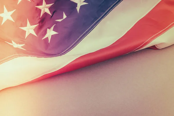 American flag ( Filtered image processed vintage effect. ) . — Stock Photo, Image