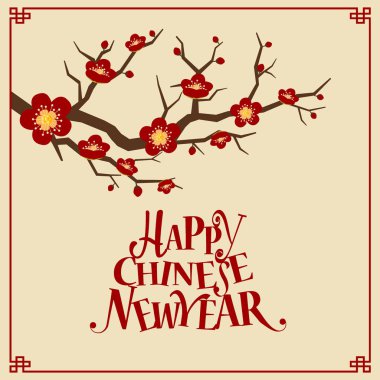 Çin yeni yılı Çin yeni yılı letteri ile arka plan tasarım