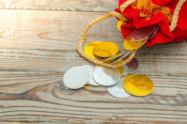 Çin yeni yılı dekorasyon ahşap duvar., Çince karakterler te