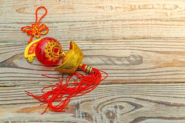 Çin yeni yılı dekorasyon ahşap duvar., Çince karakterler te