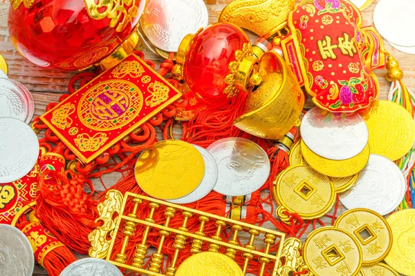 Çin yeni yılı dekorasyon ahşap duvar., Çince karakterler te