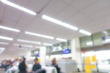 Yolcu havaalanında bulanıklık .