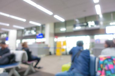 Yolcu havaalanında bulanıklık .