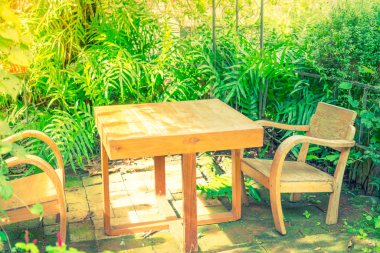 Tablolar ve açık kafe Restoran sandalye .