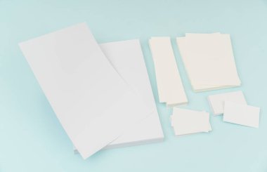 Boş afiş poster, broşür mockup, A4, bize-mektup, iş ile