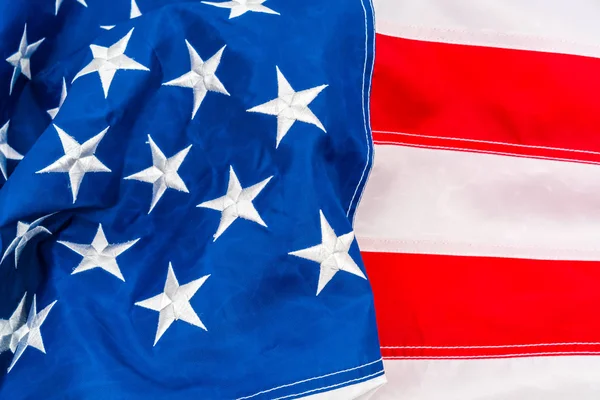 Closeup of American flag . — Stock Photo, Image