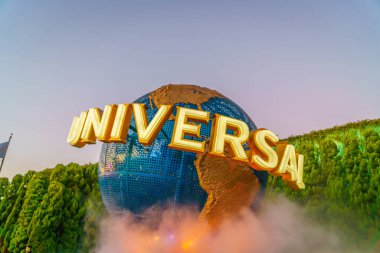 Osaka, Japonya - 1 Aralık 2015: Universal Studios Japonya (Usj). 