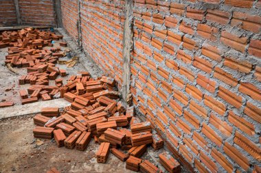 Tuğla duvar desen doku