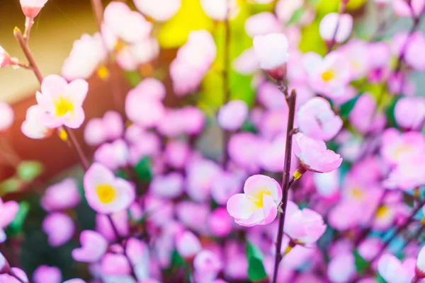 Dekoration Konstgjord Blomma Naturbakgrund — Stockfoto