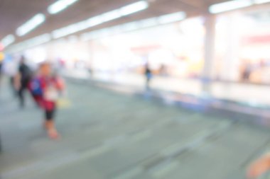 Yolcu havaalanında bulanıklık .