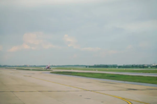 Resumen borroso terminal de aviones en el aeropuerto  . — Foto de Stock