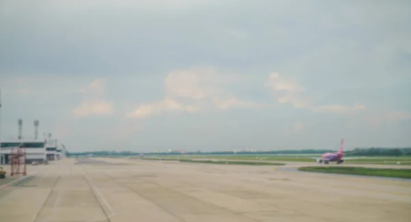 Absztrakt blur repülőgép terminál a repülőtéren . — Stock Fotó